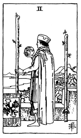 Two of Wands image